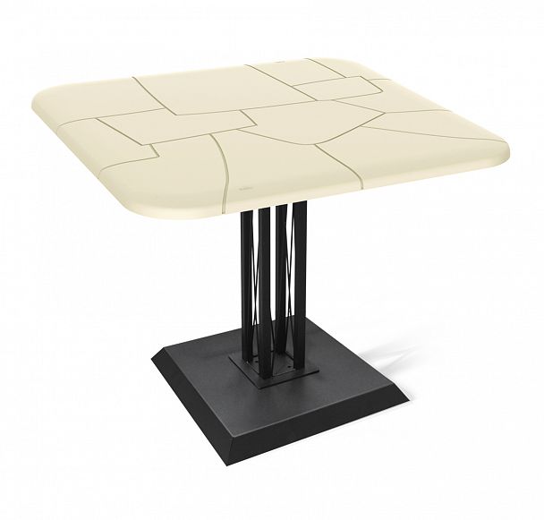 Пластиковая столешница Sheffilton SHT-TT30 83/83 бежевый ral1013 - Вид 9