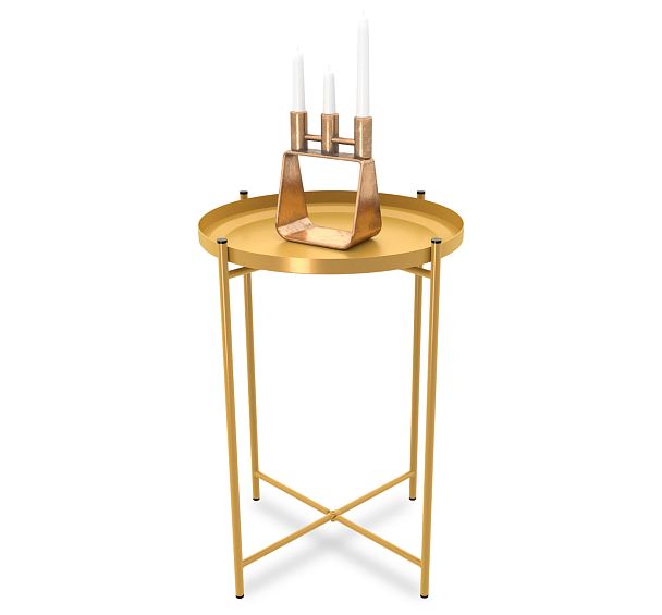 Двойной кофейный столик Sheffilton SHT-CT8/CT8-2 золото - Вид 4