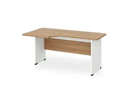 БЕРЛИН / BERLIN Угловое рабочее место левое 1400х950х740 Акация/Белый - Фото предпросмотра