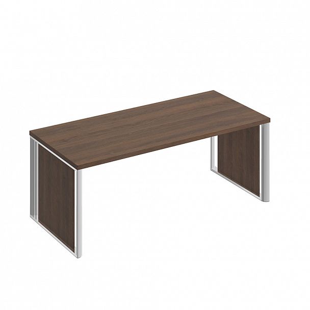 Стол руководителя с декоративными вставками "Bravo" БР 124 дуб гладстоун - Вид 1