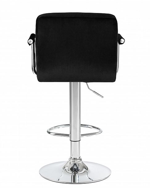 Стул барный DOBRIN KRUGER ARM (черный велюр (MJ9-101)) - Вид 5