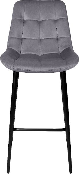 Комплект барных стульев Эйден, темно-серый H-15/черный, 2 шт. - Вид 2