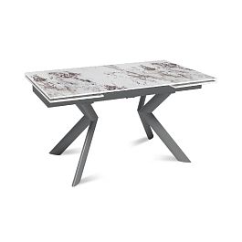 Стол раскладной Bridge (140+40+40), керамика глянцевая Patagoniya - Фото предпросмотра