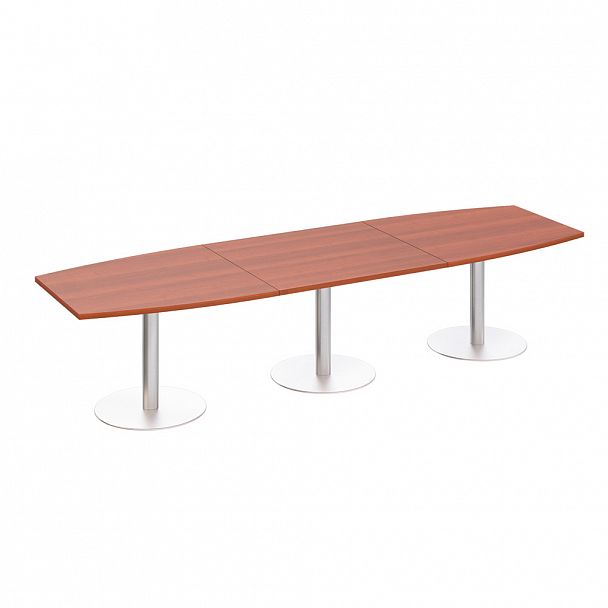 Стол для переговоров на опорах-колоннах "Патриот" ПТ ОМ 144 орех миланский - Вид 1