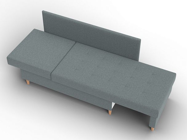 Кушетка Лига-098 Рогожка серый - Вид 8