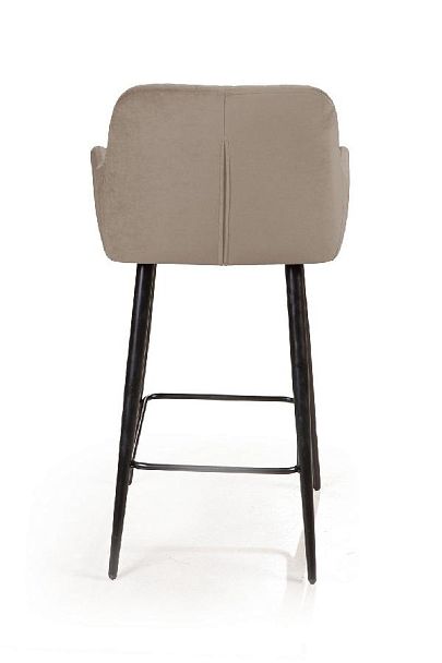 Стул полубарный Robert, бархат пепельно-бежевый 25 - Вид 6
