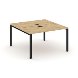 Стайл Проджект Рабочая станция 2-х сторон. SN-6P.DRS-002 Тиквуд Светлый/Металл Черный 1180*1232*750 - Фото предпросмотра