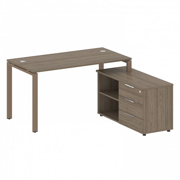 Рабочая станция "Metal System" БП.РС-СТС-2.3 вяз/мокко - Вид 1