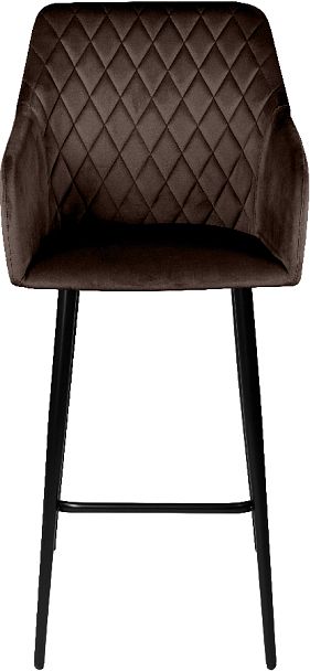 Комплект барных поворотных кресел Барли К, Confetti coffee/черный, 2 шт. - Вид 3