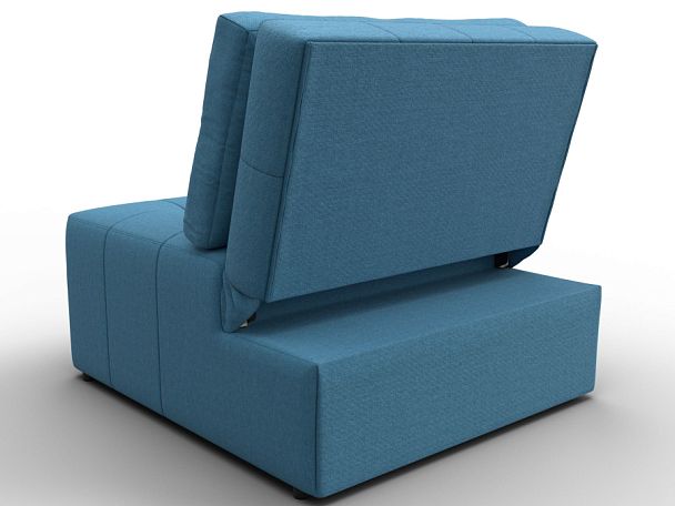 Кресло-кровать Лига-107 (80) Рогожка голубой - Вид 5