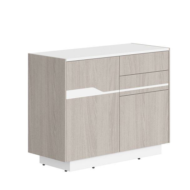 Тумба СФ-572102 Дуб серый/Белый премиум 1030х430х814 LINE - Вид 1
