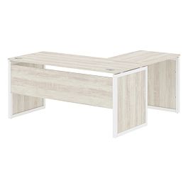 Стол угловой XQPCT 1615 Сосна Эдмонт/Белый 1600х1500х750 XTEN-QP - Фото предпросмотра