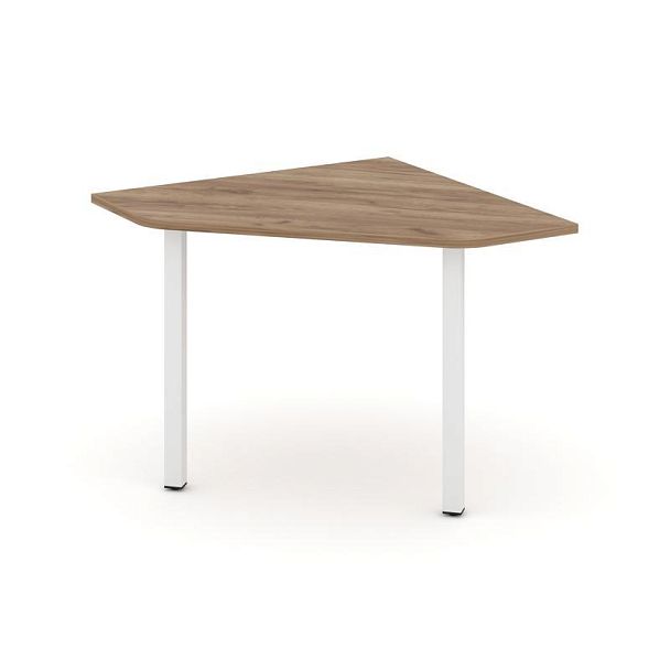 Стайл Проджект Угловой элемент перег. стола SN-5.UPRG-001 Дуб Табак/Металл Белый 980*980*750 - Вид 1