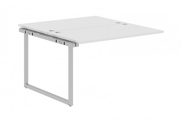 Стол "XTen-Q" XQIWST 1414 белый/алюминий - Вид 1