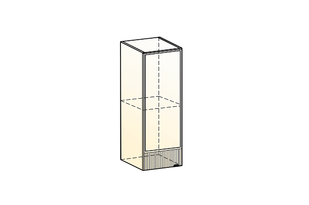 Бариста Шкаф навесной L200 Н720 (1 дв. гл.) (левый) 35.001.2266  - Вид 3