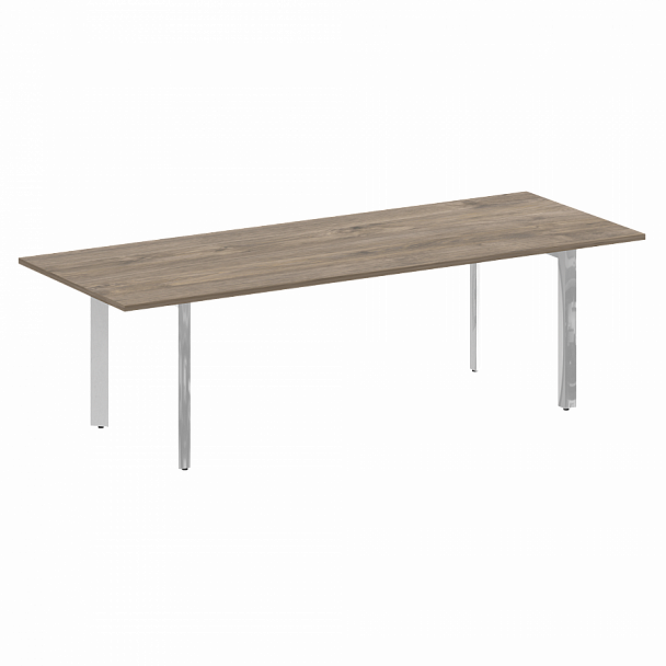 Стол переговорный на П-образном м/к "ONIX DIRECT LUX" M-O.MP-PRG-25 тиквуд темный - Вид 1