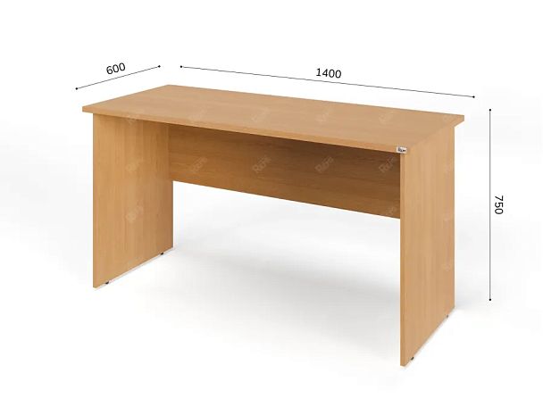 ЛАЙТ / LIGHT RLG001-14x6 Прямоугольный стол 140x60x75 Бук - Вид 2