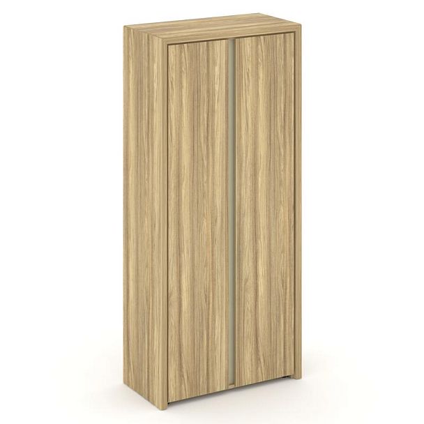 Корнер Шкаф высокий широкий COR.ST-1.9 Гикори Песочный/Ваниль 900*450*2000 - Вид 1