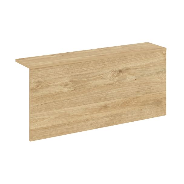 Накладка прямая высокая на 2 модуля "Onix" О.R-NP.V-98.2 тиквуд светлый - Вид 1