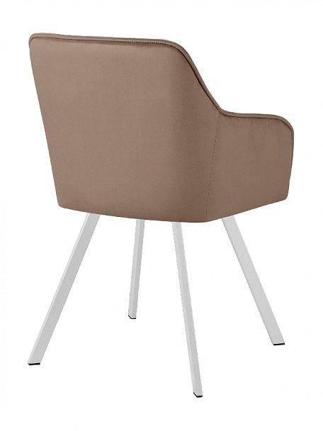 Комплект кресел поворотных Мони, Confetti latte/белый, 2 шт. - Вид 5