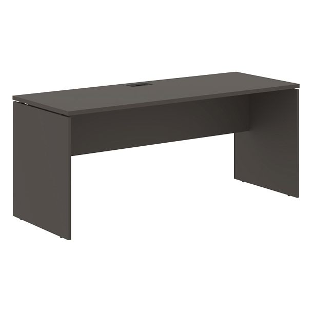 Стол прямой EDST 1767 Мокко/Черный 1760х670х750 EDIS - Вид 1