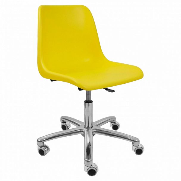Кресло "Vicenza SW на крестовине CINA алюминий" желтый - Вид 1