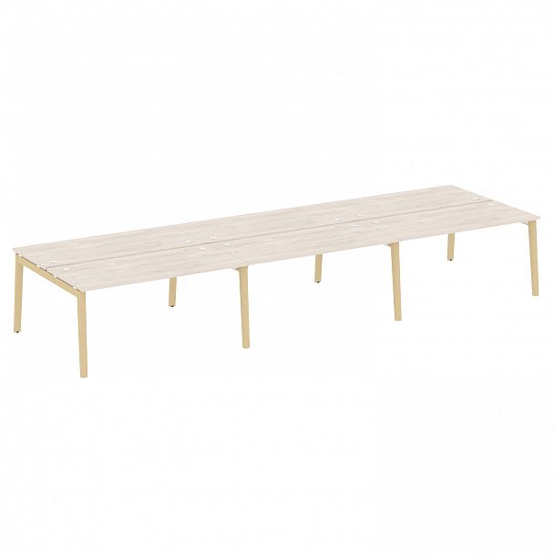 Рабочая станция "Onix wood" OW.D.RS-6.4.7 денвер светлый/дуб светлый - Вид 1