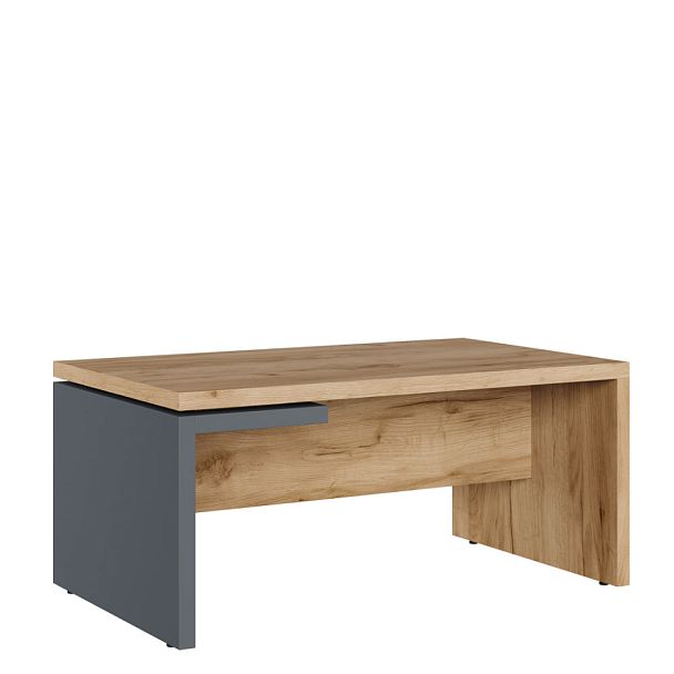 Стол кофейный Zion Light 100x60x45 дуб крафт золотой - Вид 1