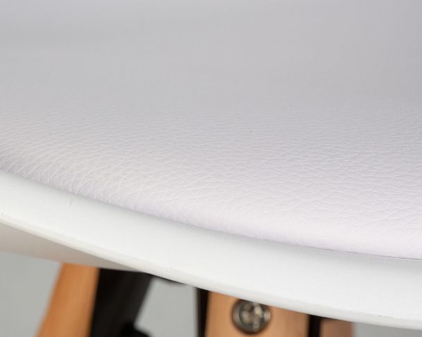 Стул полубарный DOBRIN RONNI (ножки светлый бук, белый (ZL-W-02)) - Вид 9