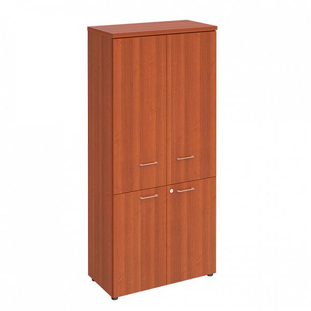 Шкаф для документов закрытый 4-дверный "Патриот" ПТ ОМ 0781 орех миланский - Вид 1