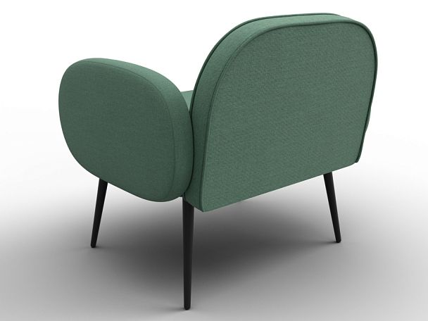 Кресло Лига-086 Рогожка зеленый - Вид 5