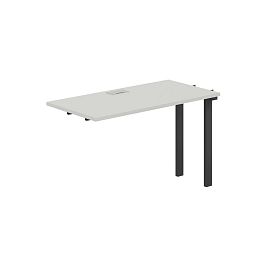 Секция рабочей станции s-b-s 1200х600х750 / профиль: 60х30 антрацит; столешница: серый бархат Сигма / Sigma - Фото предпросмотра