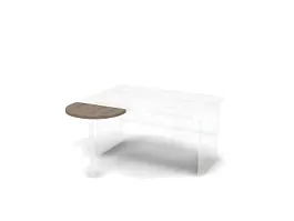 БЕРЛИН / BERLIN Приставной элемент для 1 стола (без опоры) 650х400х28 Шорвуд - Фото предпросмотра