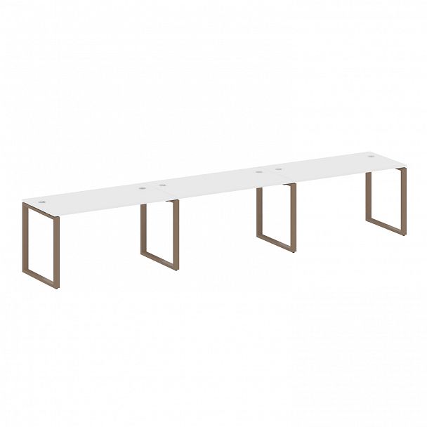 Рабочая станция "Metal System" БО.СМ-3.3 белый/мокко - Вид 1