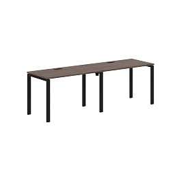 Стол 2-х местный EUWST 2367 Дуб Денвер тёмный/Черный 2326х670х750 EDIS - Фото предпросмотра