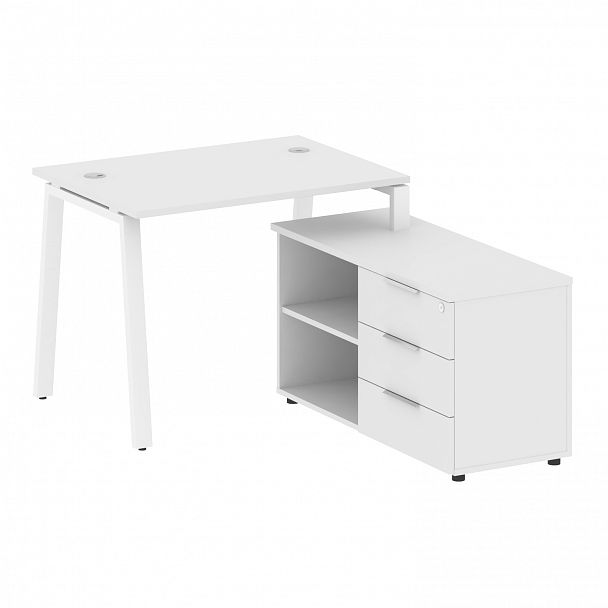 Рабочая станция "Metal System" БА.РС-СТС-2.1 белый - Вид 1