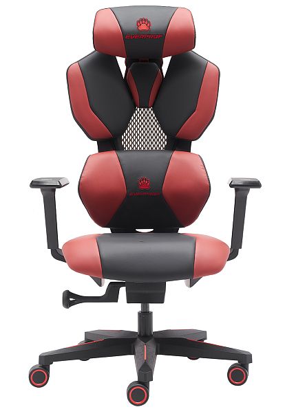 Геймерское кресло Everprof Tiger Экокожа Красный - Вид 2