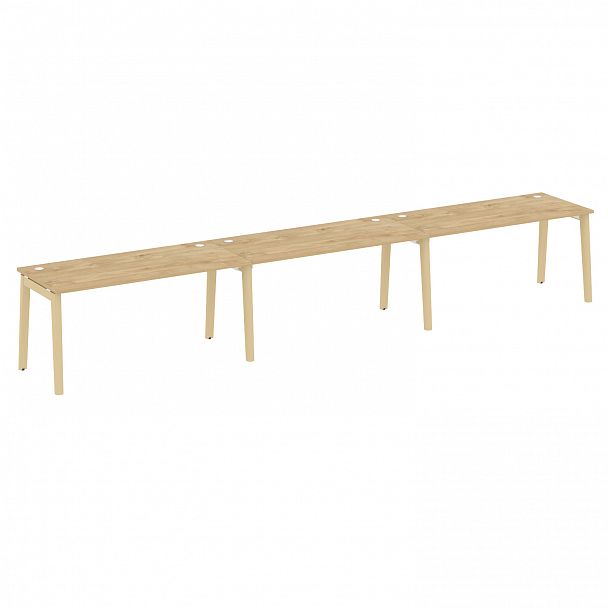 Рабочая станция "Onix wood" OW.RS-3.4.7 тиквуд светлый/дуб светлый - Вид 1