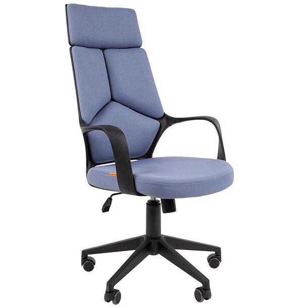 Кресло CHAIRMAN 525, ткань, голубой - Вид 1