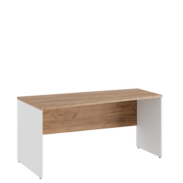 Стол трапеция левый Tess 160x80x75 дуб крафт золотой - Вид 1