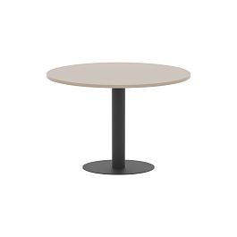 Конференц стол ПРГ-100 Мокачино/Антрацит D1000х750 - Фото предпросмотра