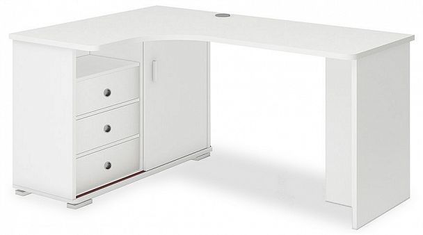 Стол письменный Домино СР-165С Белый левый - Вид 1