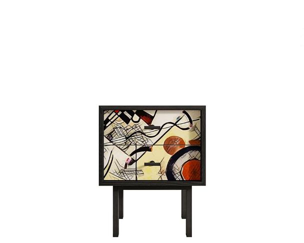 Тумбочка с двумя ящиками Emerson by Kandinsky арт EM16/Print_01 - Вид 1