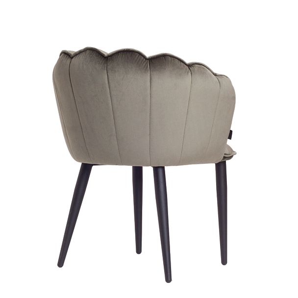 Стул Тиффани, велюр, серый - Вид 5
