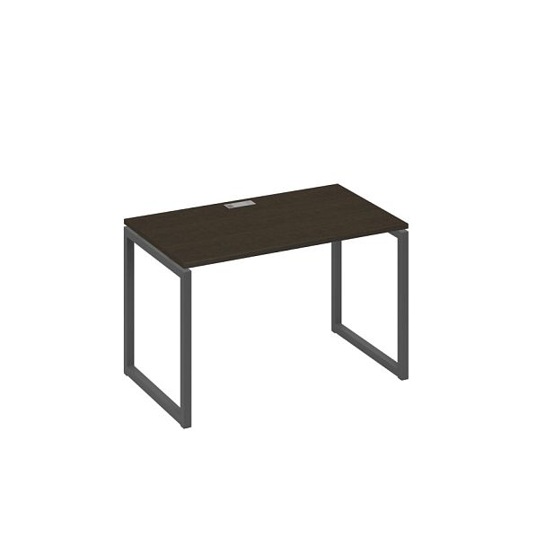 Стол письменный на металлокаркасе QUATTRO A4 А4 Б4 013 БП венге / металлокаркас антрацит - Вид 1