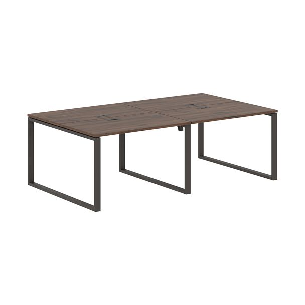Стол 4-х местный EQWST 2313 Дуб Денвер тёмный/Мокко 2326х1346х750 EDIS - Вид 1