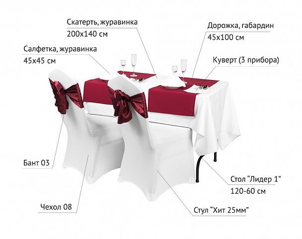 Столовая группа на 2 персоны - Вид 3