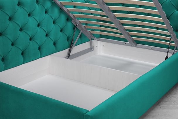 Кровать «Оливия» зеленая - Вид 4