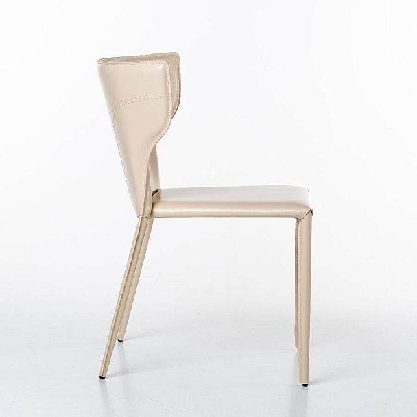Стул Austin, кожа бежевый - Вид 5