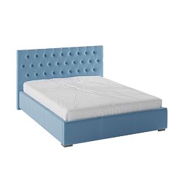 Октавия корпус интерьерной кровати 1,4 светло-голубой ромб - Фото предпросмотра